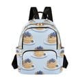 thumbnail image 1 of FORMRS Mini Backpack Purse for Women Travel Daypack Casual Shoulder Bag, Blueberry Pancake Pattern, 1 of 7
