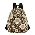 thumbnail image 1 of FORMRS Mini Backpack Purse for Women Travel Daypack Casual Shoulder Bag, Brown Floral, 1 of 7