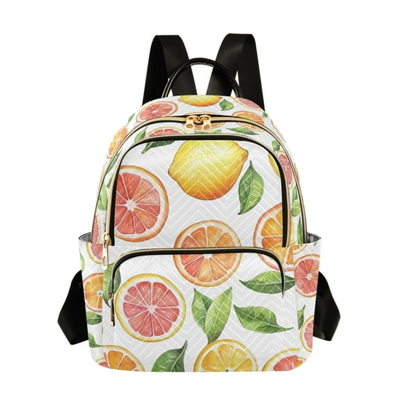 FORMRS Mini Backpack Purse for Women Travel Daypack Casual Shoulder Bag, Candy Orange
