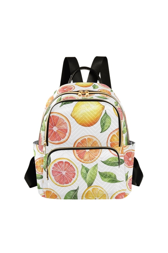 Mini Backpack Purse for Women Travel Daypack Casual Shoulder Bag, Candy Orange