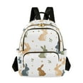 thumbnail image 1 of FORMRS Mini Backpack Purse for Women Travel Daypack Casual Shoulder Bag, Cartoon Bunnies, 1 of 7