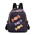 thumbnail image 1 of FORMRS Mini Backpack Purse for Women Travel Daypack Casual Shoulder Bag, Cartoon Candy, 1 of 7