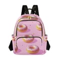 thumbnail image 1 of FORMRS Mini Backpack Purse for Women Travel Daypack Casual Shoulder Bag, Cartoon Doughnuts, 1 of 7