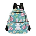 thumbnail image 1 of FORMRS Mini Backpack Purse for Women Travel Daypack Casual Shoulder Bag, Cartoon Easter Bunny, 1 of 7