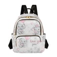thumbnail image 1 of FORMRS Mini Backpack Purse for Women Quilted Travel Daypack Casual Shoulder Bag, Cartoon Elephant, 1 of 7