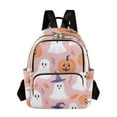 thumbnail image 1 of FORMRS Mini Backpack Purse for Women Travel Daypack Casual Shoulder Bag, Cartoon Halloween Ghosts, 1 of 7