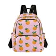 thumbnail image 1 of FORMRS Mini Backpack Purse for Women Quilted Travel Daypack Casual Shoulder Bag, Cartoon Oranges, 1 of 7