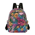 thumbnail image 1 of FORMRS Mini Backpack Purse for Women Travel Daypack Casual Shoulder Bag, Charming Floral Pattern, 1 of 7