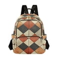 thumbnail image 1 of FORMRS Mini Backpack Purse for Women Travel Daypack Casual Shoulder Bag, Checkered Pattern, 1 of 7