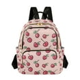 thumbnail image 1 of FORMRS Mini Backpack Purse for Women Quilted Travel Daypack Casual Shoulder Bag, Cherries Pattern, 1 of 7
