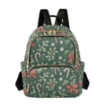 thumbnail image 1 of FORMRS Mini Backpack Purse for Women Travel Daypack Casual Shoulder Bag, Christmas Candy Cane, 1 of 7