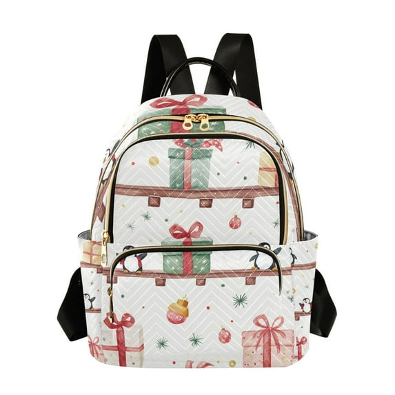FORMRS Mini Backpack Purse for Women Travel Daypack Casual Shoulder Bag, Christmas Gift Train