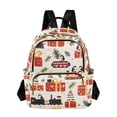 thumbnail image 1 of FORMRS Mini Backpack Purse for Women Travel Daypack Casual Shoulder Bag, Christmas Gift Train, 1 of 7