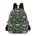 thumbnail image 1 of FORMRS Mini Backpack Purse for Women Travel Daypack Casual Shoulder Bag, Christmas Hats, 1 of 7