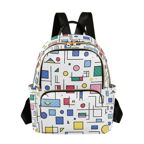 FORMRS Mini Backpack Purse for Women Travel Daypack Casual Shoulder Bag, Colorful Cartoon Graphic