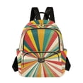thumbnail image 1 of FORMRS Mini Backpack Purse for Women Travel Daypack Casual Shoulder Bag, Colorful Cat, 1 of 7
