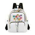 thumbnail image 1 of FORMRS Mini Backpack Purse for Women Travel Daypack Casual Shoulder Bag, Colorful Flower, 1 of 7