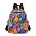 thumbnail image 1 of FORMRS Mini Backpack Purse for Women Travel Daypack Casual Shoulder Bag, Colorful Leaves, 1 of 7