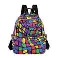 thumbnail image 1 of FORMRS Mini Backpack Purse for Women Travel Daypack Casual Shoulder Bag, Colorful Psychedelic, 1 of 7