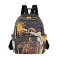 thumbnail image 1 of FORMRS Mini Backpack Purse for Women Travel Daypack Casual Shoulder Bag, Colorful Skeleton with Cloud, 1 of 7