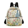 thumbnail image 1 of FORMRS Mini Backpack Purse for Women Travel Daypack Casual Shoulder Bag, Colorful Wildflowers, 1 of 7