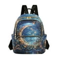 thumbnail image 1 of FORMRS Mini Backpack Purse for Women Travel Daypack Casual Shoulder Bag, Crystal Moon, 1 of 7