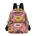 thumbnail image 1 of FORMRS Mini Backpack Purse for Women Travel Daypack Casual Shoulder Bag, Cute Doughnuts Pattern, 1 of 7