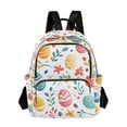 thumbnail image 1 of FORMRS Mini Backpack Purse for Women Travel Daypack Casual Shoulder Bag, Cute Easter Eggs, 1 of 7