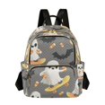 thumbnail image 1 of FORMRS Mini Backpack Purse for Women Quilted Travel Daypack Casual Shoulder Bag, Cute Ghosts, 1 of 7