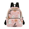 thumbnail image 1 of FORMRS Mini Backpack Purse for Women Travel Daypack Casual Shoulder Bag, Cute Pink Halloween, 1 of 7