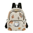 thumbnail image 1 of FORMRS Mini Backpack Purse for Women Travel Daypack Casual Shoulder Bag, Fall Coffee, 1 of 7
