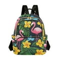 thumbnail image 1 of FORMRS Mini Backpack Purse for Women Travel Daypack Casual Shoulder Bag, Flamingo Floral Pattern, 1 of 7
