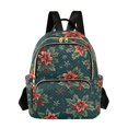 thumbnail image 1 of FORMRS Mini Backpack Purse for Women Travel Daypack Casual Shoulder Bag, Floral Christmas, 1 of 7