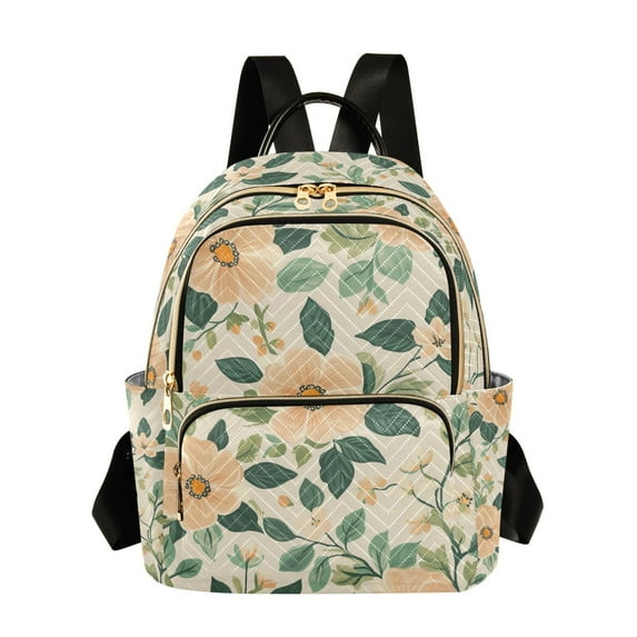 FORMRS Mini Backpack Purse for Women Travel Daypack Casual Shoulder Bag, Floral Design