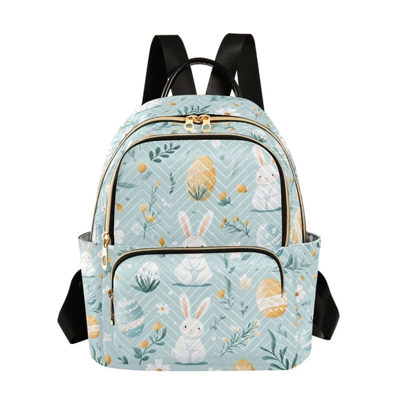 FORMRS Mini Backpack Purse for Women Travel Daypack Casual Shoulder Bag, Floral Easter