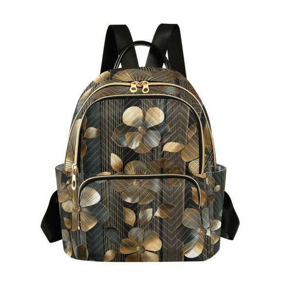 FORMRS Mini Backpack Purse for Women Travel Daypack Casual Shoulder Bag, Floral Lines