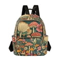 thumbnail image 1 of FORMRS Mini Backpack Purse for Women Travel Daypack Casual Shoulder Bag, Floral Mushroom, 1 of 7