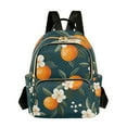 thumbnail image 1 of FORMRS Mini Backpack Purse for Women Travel Daypack Casual Shoulder Bag, Floral Oranges, 1 of 7