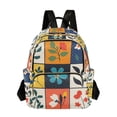 thumbnail image 1 of FORMRS Mini Backpack Purse for Women Quilted Travel Daypack Casual Shoulder Bag, Floral Patterns, 1 of 7