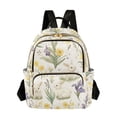 thumbnail image 1 of FORMRS Mini Backpack Purse for Women Travel Daypack Casual Shoulder Bag, Floral Rabbit, 1 of 7