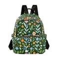 thumbnail image 1 of FORMRS Mini Backpack Purse for Women Travel Daypack Casual Shoulder Bag, Flourish Flowers Pattern, 1 of 7