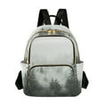thumbnail image 1 of FORMRS Mini Backpack Purse for Women Travel Daypack Casual Shoulder Bag, Foggy Forest, 1 of 7