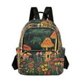 thumbnail image 1 of FORMRS Mini Backpack Purse for Women Quilted Travel Daypack Casual Shoulder Bag, Forest Mushroom, 1 of 7