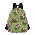 thumbnail image 1 of FORMRS Mini Backpack Purse for Women Travel Daypack Casual Shoulder Bag, Game Day Footballs, 1 of 7