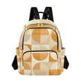 thumbnail image 1 of FORMRS Mini Backpack Purse for Women Quilted Travel Daypack Casual Shoulder Bag, Geometric Circles, 1 of 7