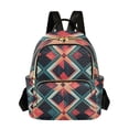 thumbnail image 1 of FORMRS Mini Backpack Purse for Women Quilted Travel Daypack Casual Shoulder Bag, Green Abstract, 1 of 7
