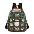 thumbnail image 1 of FORMRS Mini Backpack Purse for Women Travel Daypack Casual Shoulder Bag, Green Christmas, 1 of 7