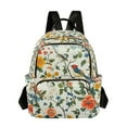 thumbnail image 1 of FORMRS Mini Backpack Purse for Women Travel Daypack Casual Shoulder Bag, Green Floral Pattern, 1 of 7