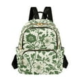 thumbnail image 1 of FORMRS Mini Backpack Purse for Women Travel Daypack Casual Shoulder Bag, Green Floral, 1 of 7