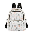 thumbnail image 1 of FORMRS Mini Backpack Purse for Women Quilted Travel Daypack Casual Shoulder Bag, Green Garden Pattern, 1 of 7